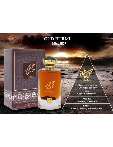 Rihannah Parfumspray
- Oud Burmi