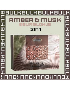 BULK: Amber & Musk Geurblokje 2in1 (12 stuks)