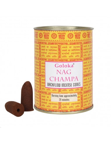 Goloka Backflow Wierookkegels - Nag Champa