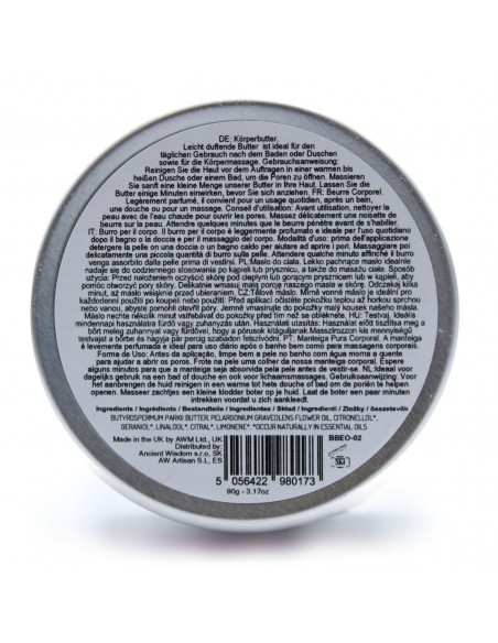 Aromatherapy Shea & Geranium Body Butter