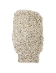 Jute Scrub Handschoen Crèmekleur