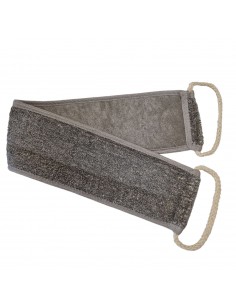 Bamboo & Linen Rug Scrub - Charcoal