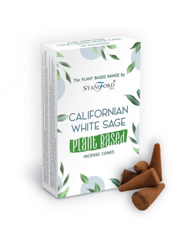 Plant Based Wierookkegels - California Witte Salie