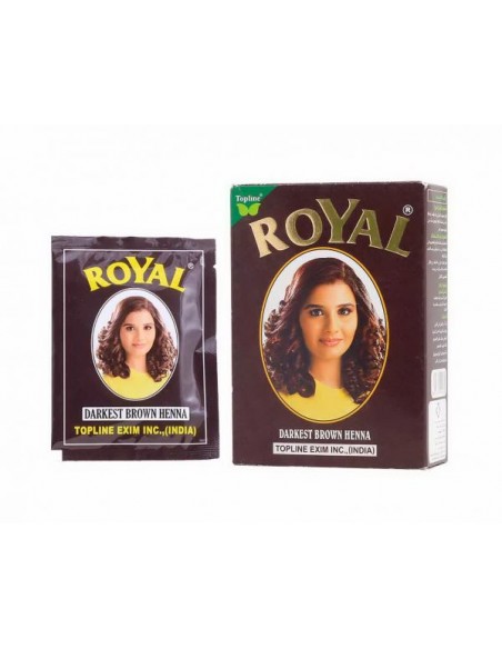 Royal Haarhenna - Donkerst Bruin