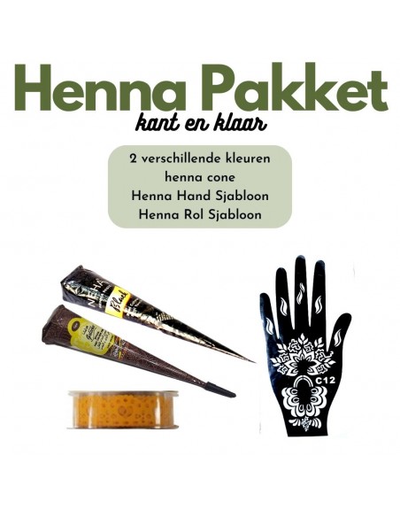 Henna Pakket - Kant en Klaar