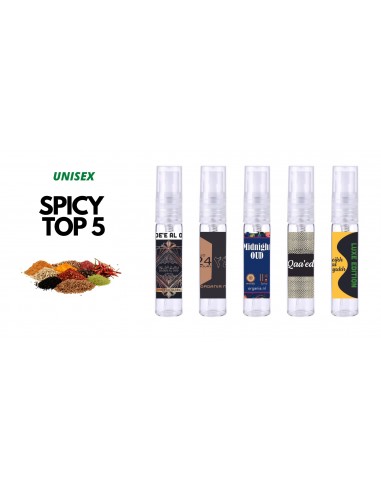 Parfumsample Set - Kruidig TOP 5