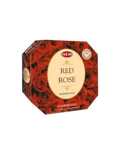 Red Rose - Hem Spiraal Wierook