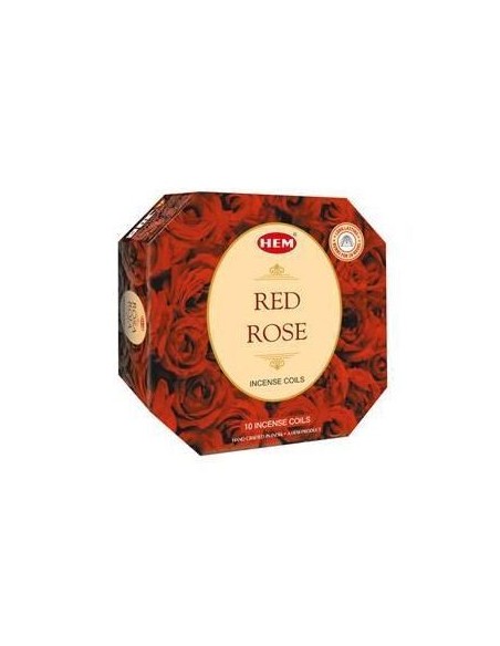 Red Rose - Hem Spiraal Wierook