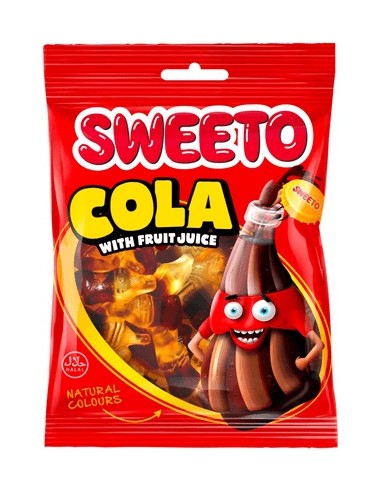 Halal Snoep 80 gram - Cola Flesjes