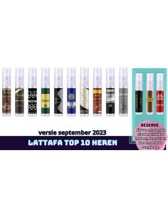 Parfumsample Set - Lattafa Top 10 Heren 2023 q3