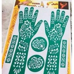 Henna Sjabloon Handen