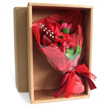 Zeep Bouquet - Rood